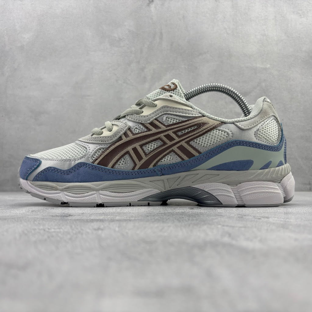 ASICS GEL-NYC Crème Gris Bleu Quality 1.1