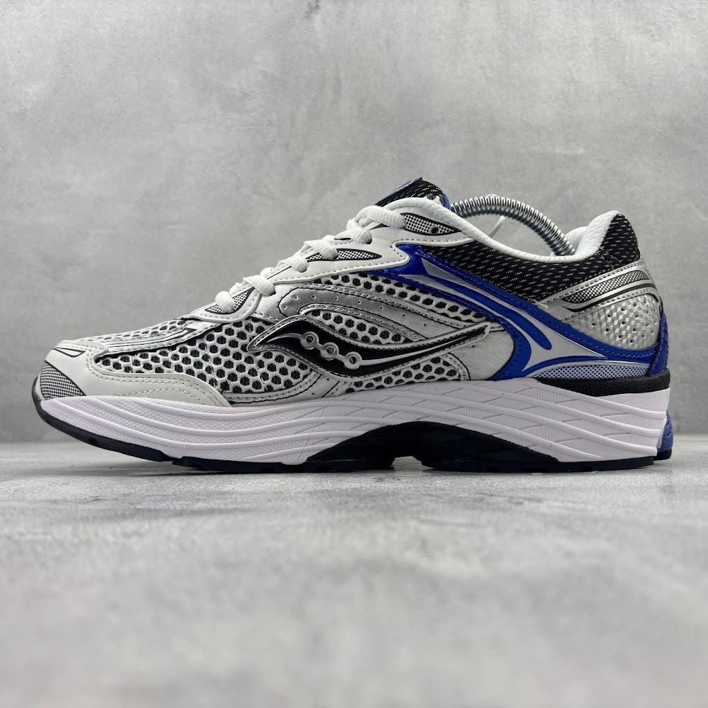 Saucony ProGrid Omni 9 OG Blanc Argenté Bleu Quality 1.1