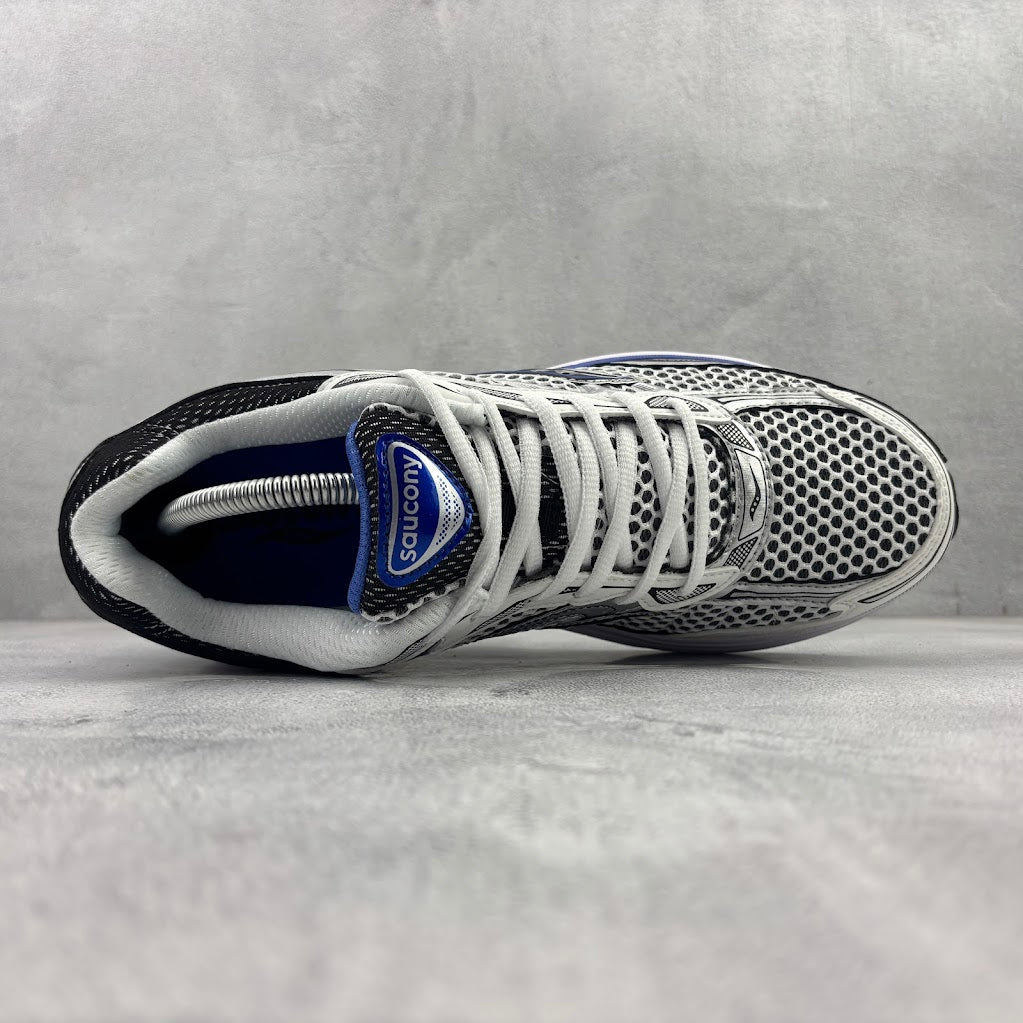 Saucony ProGrid Omni 9 OG Blanc Argenté Bleu Quality 1.1